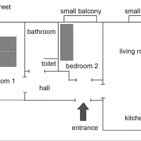 Practical Two Bedroom Near Corvin Βουδαπέστη